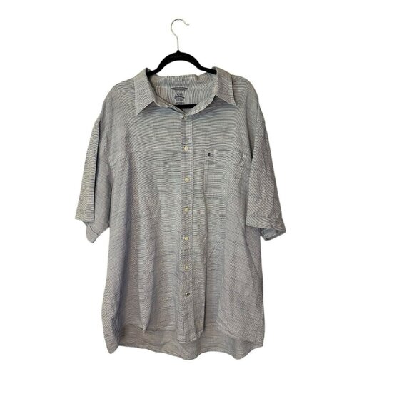 IZOD Other - IZOD Saltwater Men's 2XLT Tall Relaxed Classics Casual Pocket Button Up Shirt